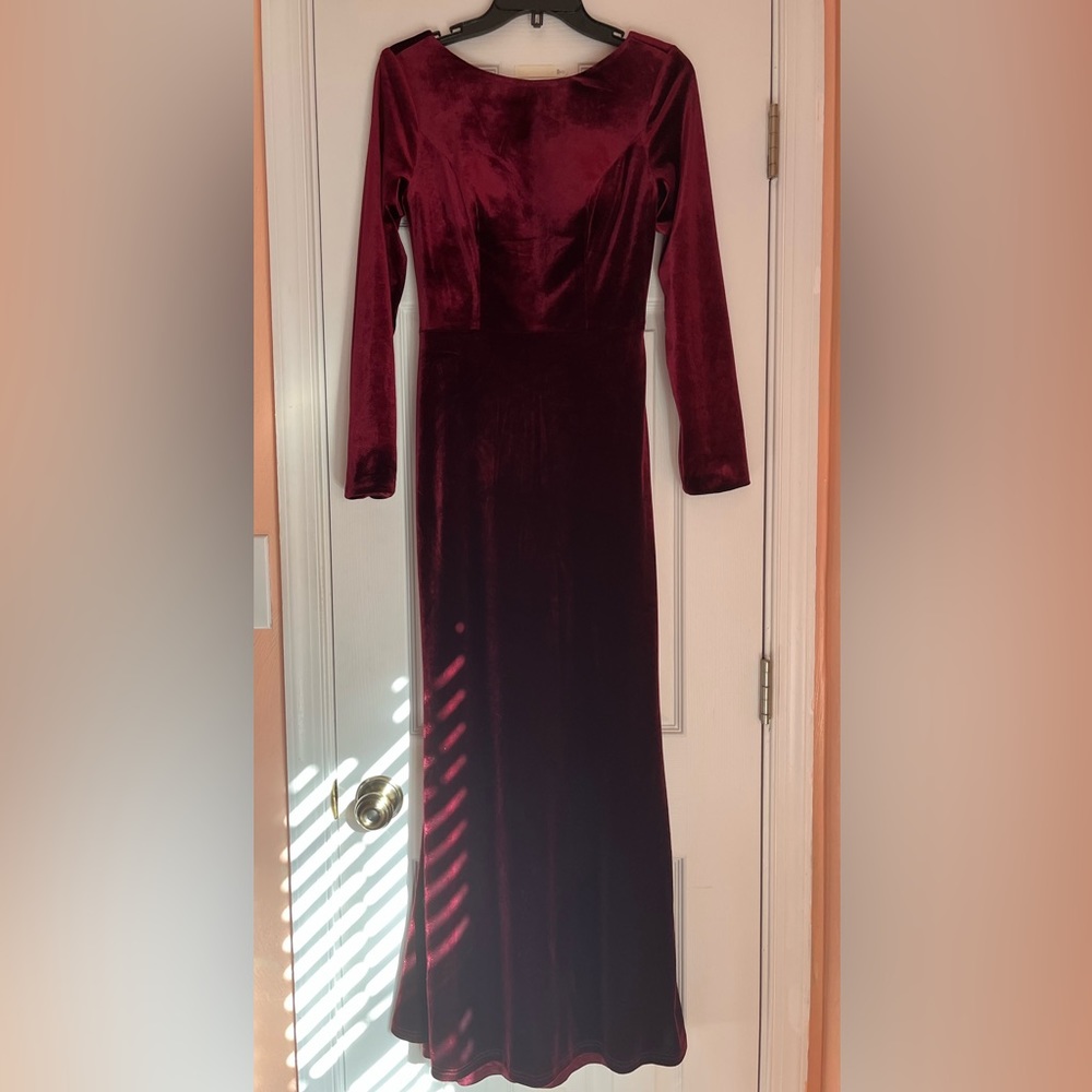 Revelry BURGUNDY Mother of the Bride or Bridesmaid Dress
